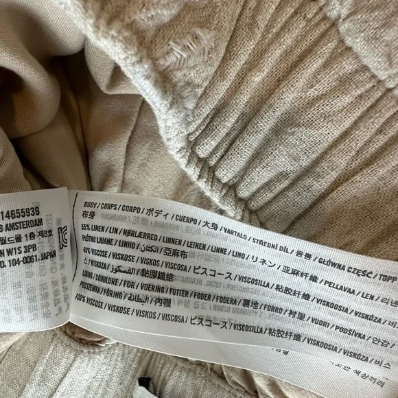 Abercrombie linen embroidered pants - Picture 6 of 7